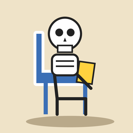 Waiting Room Skeleton logo